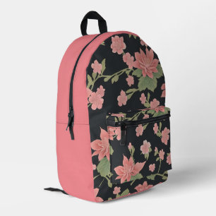 Cherry Blossom Printed Backpack