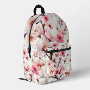 Cherry Blossom Printed Backpack