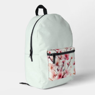 Cherry Blossom Printed Backpack
