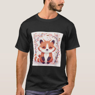 Cherry Blossom Red Panda Adorable T-Shirt