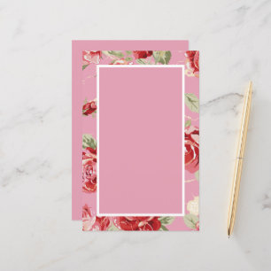 Cherry blossom red rose