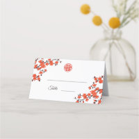 Cherry Blossom Red White | Chinese Wedding