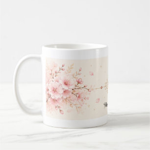 Cherry Blossom Romantic Floral Coffee Mug