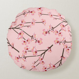 Cherry Blossom Round Cushion