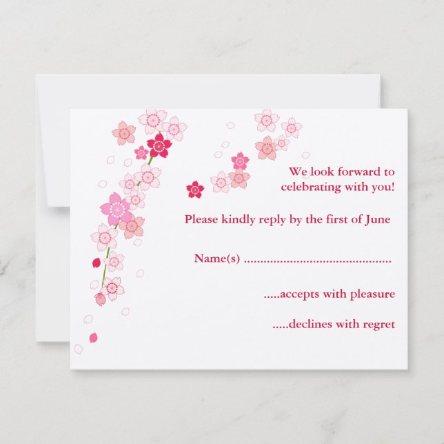 Cherry Blossom RSVP (Front)