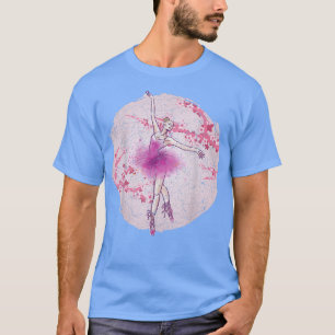 Cherry Blossom Sakura Ballerina En Pointe Dancing T-Shirt