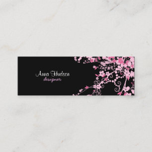 Cherry Blossom, Sakura, Floristry, Flower Shop Mini Business Card
