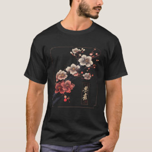 Cherry Blossom Sakura Flower Graphic Japan Vaporwa T-Shirt