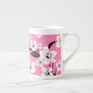 CHERRY BLOSSOM - SAKURA (LITE PINK) BONE CHINA MUG
