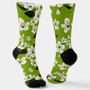 CHERRY BLOSSOM - SAKURA (MATCHA GREEN) SOCKS