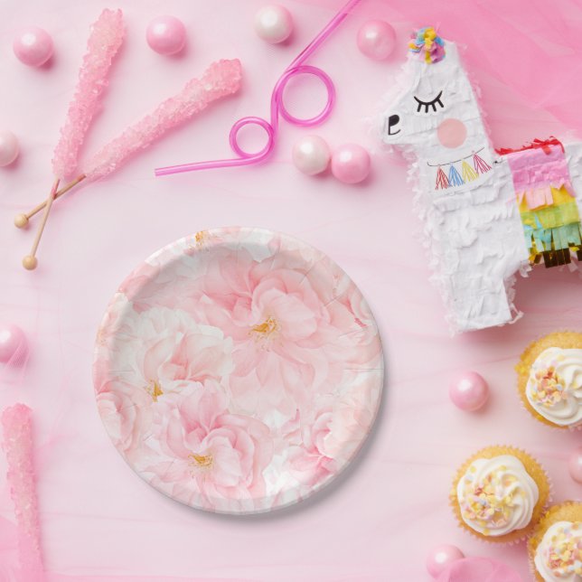 Cherry blossom sakura Paper Coaster Paper Plates (Party)