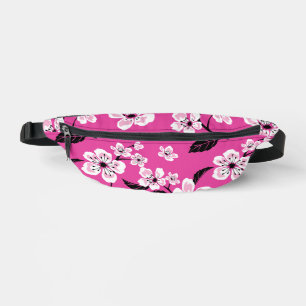 CHERRY BLOSSOM - SAKURA PATTERN IN PINK BUM BAGS