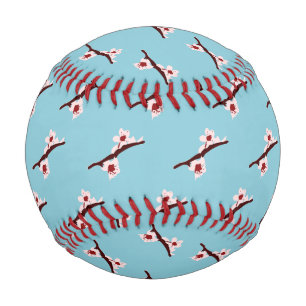 Cherry Blossom, Sakura, Pink Floral Pattern Baseball