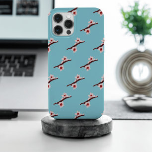 Cherry Blossom, Sakura, Pink Floral Pattern iPhone 15 Pro Max Case