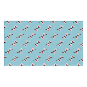Cherry Blossom, Sakura, Pink Floral Pattern Name Tag