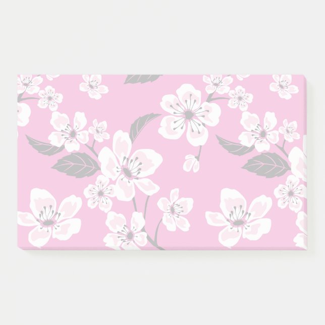 CHERRY BLOSSOM - SAKURA (PINK) POST-IT NOTES (Front)