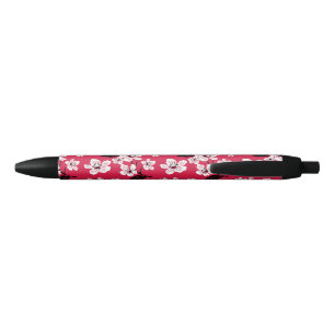 CHERRY BLOSSOM - SAKURA (RED) BLACK INK PEN