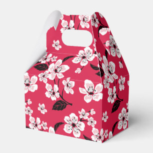 CHERRY BLOSSOM - SAKURA (RED) FAVOUR BOX