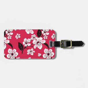 CHERRY BLOSSOM - SAKURA (RED) LUGGAGE TAG