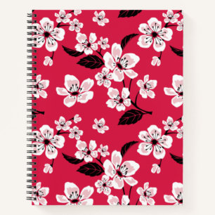 CHERRY BLOSSOM - SAKURA (RED) NOTEBOOK
