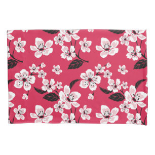 CHERRY BLOSSOM - SAKURA (RED) PILLOWCASE