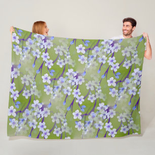 Cherry Blossom - Sakura seamless pattern 2 Fleece Blanket