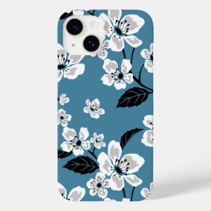 CHERRY BLOSSOM - SAKURA (SMOKY BLUE) Case-Mate iPhone 14 CASE
