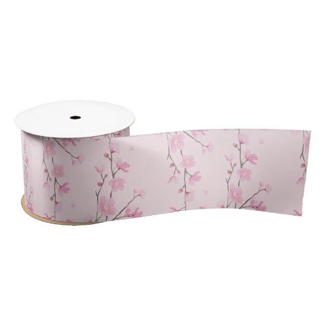 Cherry Blossom Satin Ribbon (Spool)