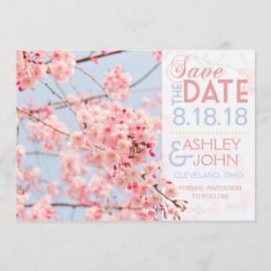 Cherry Blossom Save the Date