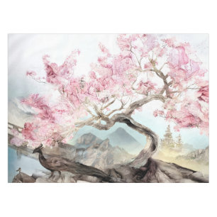 Cherry Blossom Serenade Tablecloth