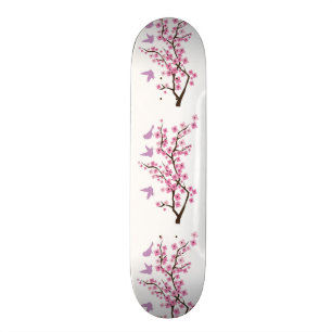 Cherry Blossom Skateboard