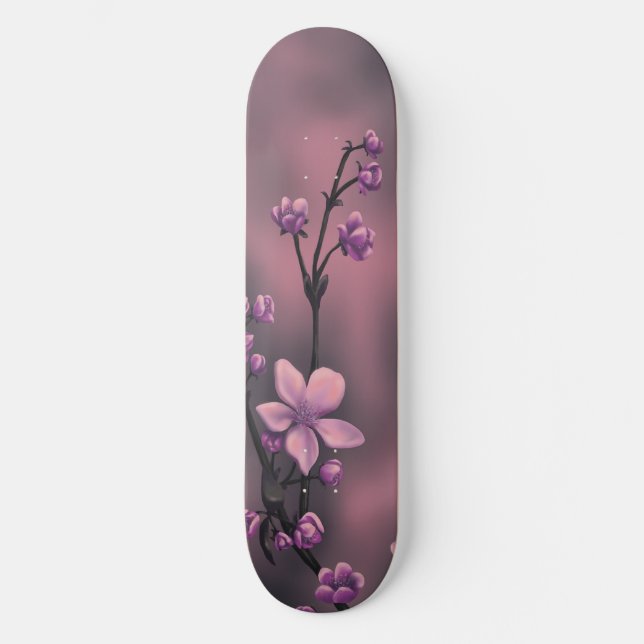 Cherry blossom skateboard (Front)