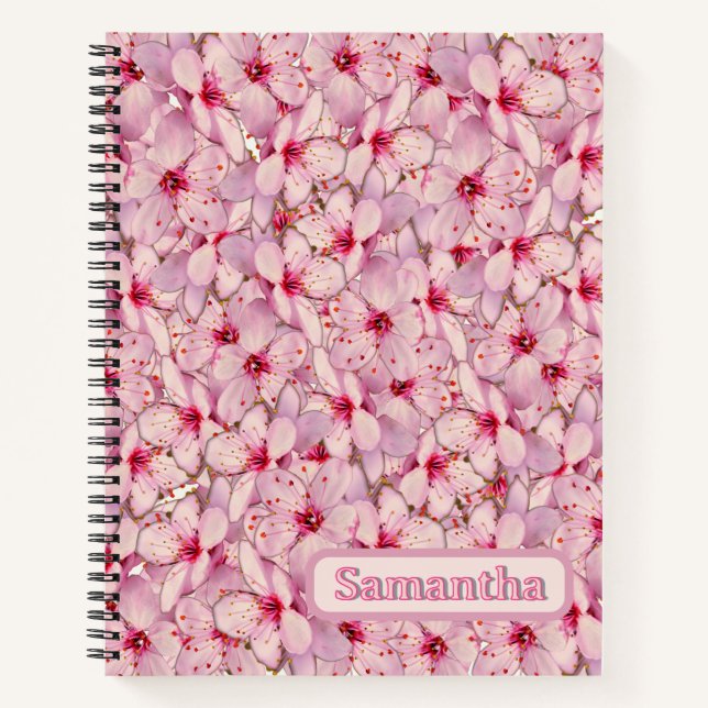 Cherry Blossom Spiral Notebook (Front)