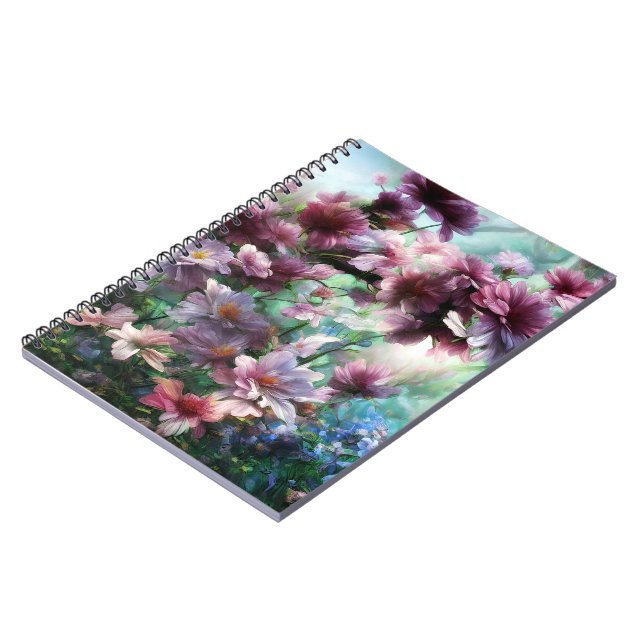 Cherry Blossom Splash Notebook (Left Side)