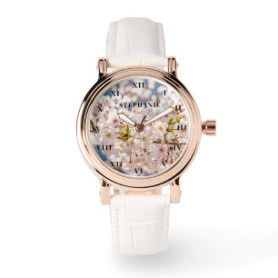 Cherry Blossom Springtime Floral Sakura Modern  Watch