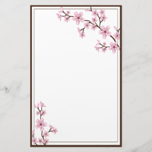 Cherry Blossom stationery