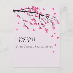 Cherry Blossom Stem - RSVP Post Card