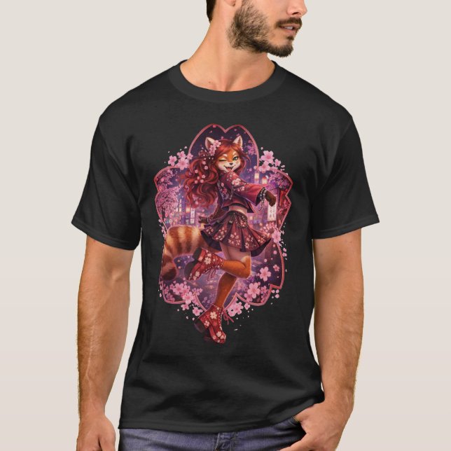 Cherry Blossom Streets T-Shirt (Front)