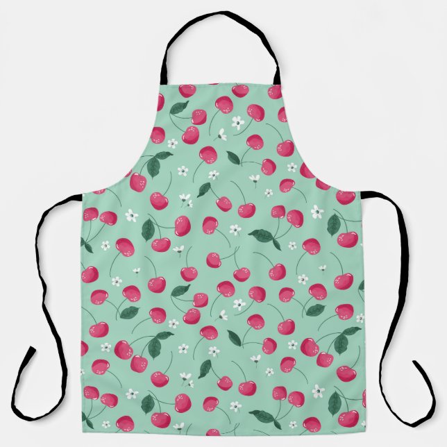 Cherry Blossom: Summer Festive Design Apron (Front)