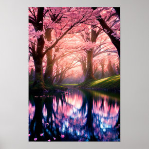 Cherry Blossom Symphony Poster