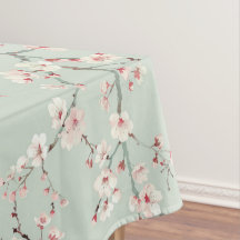 Cherry Blossom Table Cloth Floral Radiance
