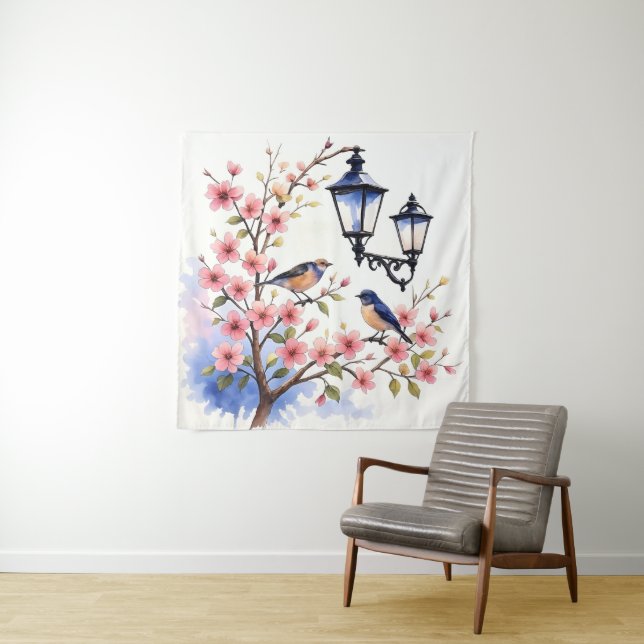 Cherry Blossom Tapestry (In Situ)