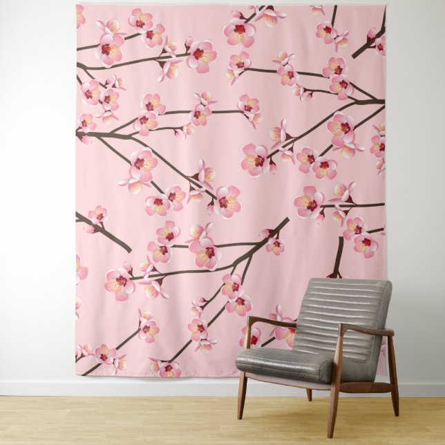 Cherry Blossom Tapestry (In Situ)