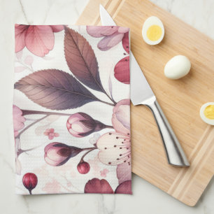 Cherry Blossom Tea Towel