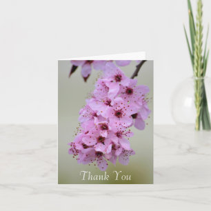 Cherry Blossom Thank You Card