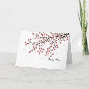 Cherry Blossom Thank You Card