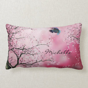 Cherry Blossom Throw Pillow