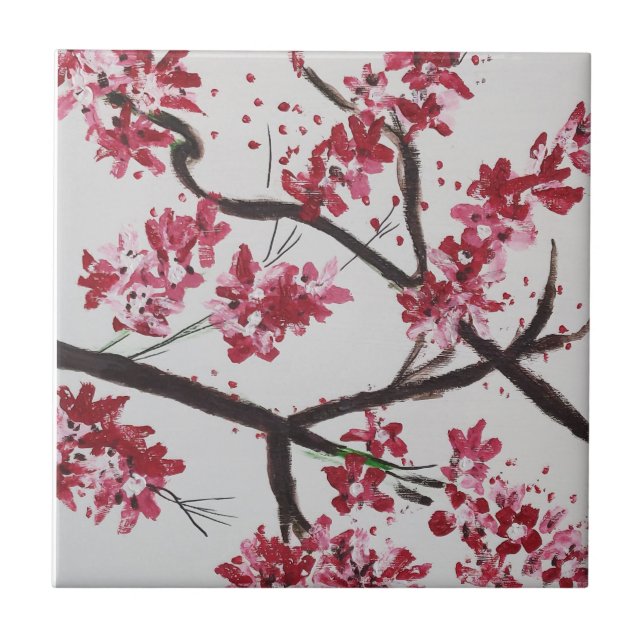 Cherry Blossom Tile (Front)
