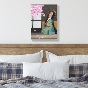 Cherry blossom time canvas print