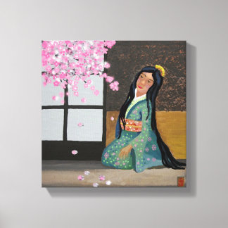 Cherry blossom time canvas print
